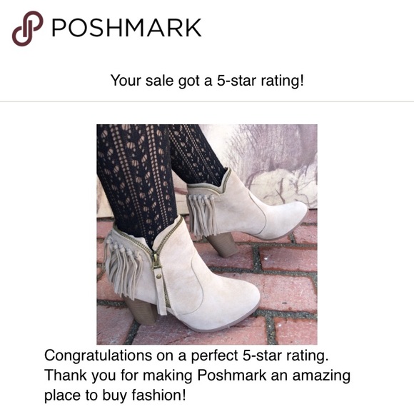 Beige Fringe Zipper Detailing Cowgirl Booties - Picture 7 of 8